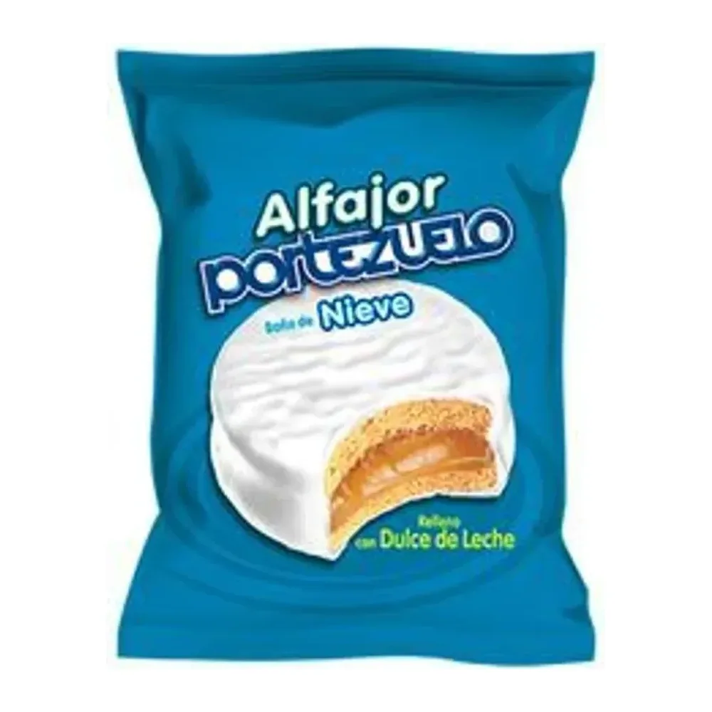 Alfajor Portezuelo Nieve