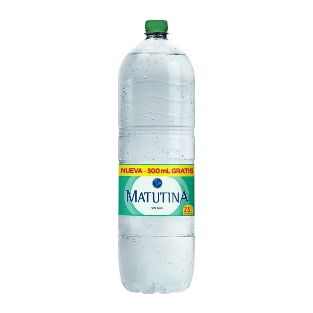 Agua Matutina sin gas 2.5L