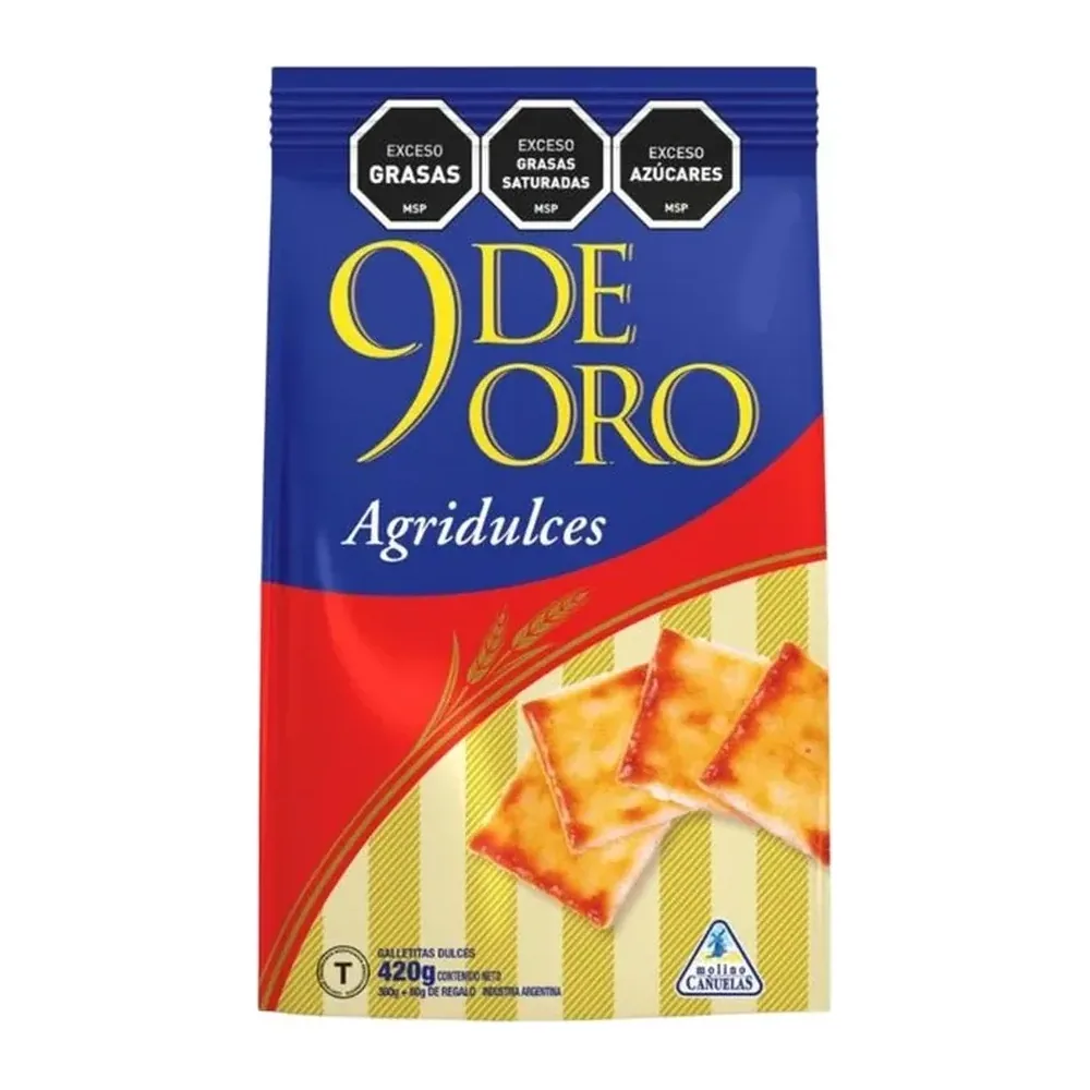 Galletitas 9 de Oro Agridulces 420G