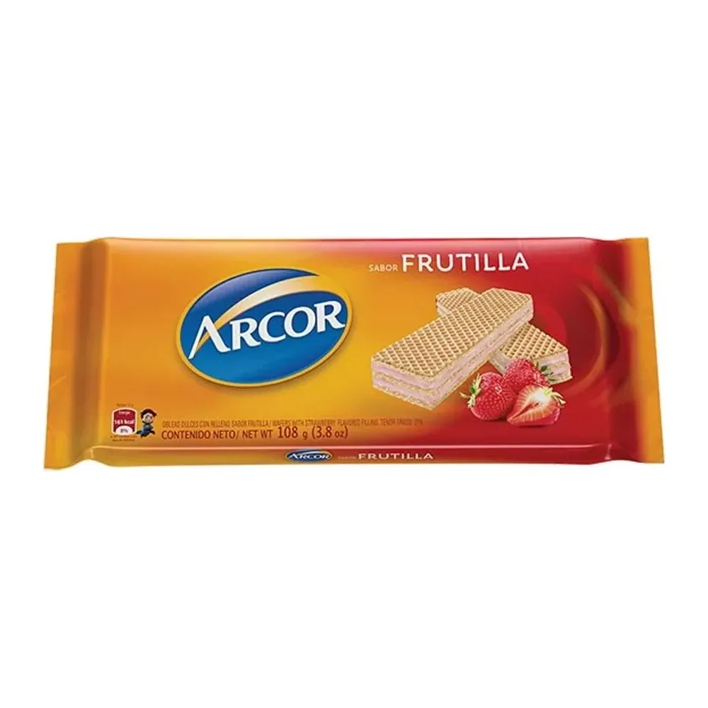 Galletitas Arcor Oblea Frutilla 105GR