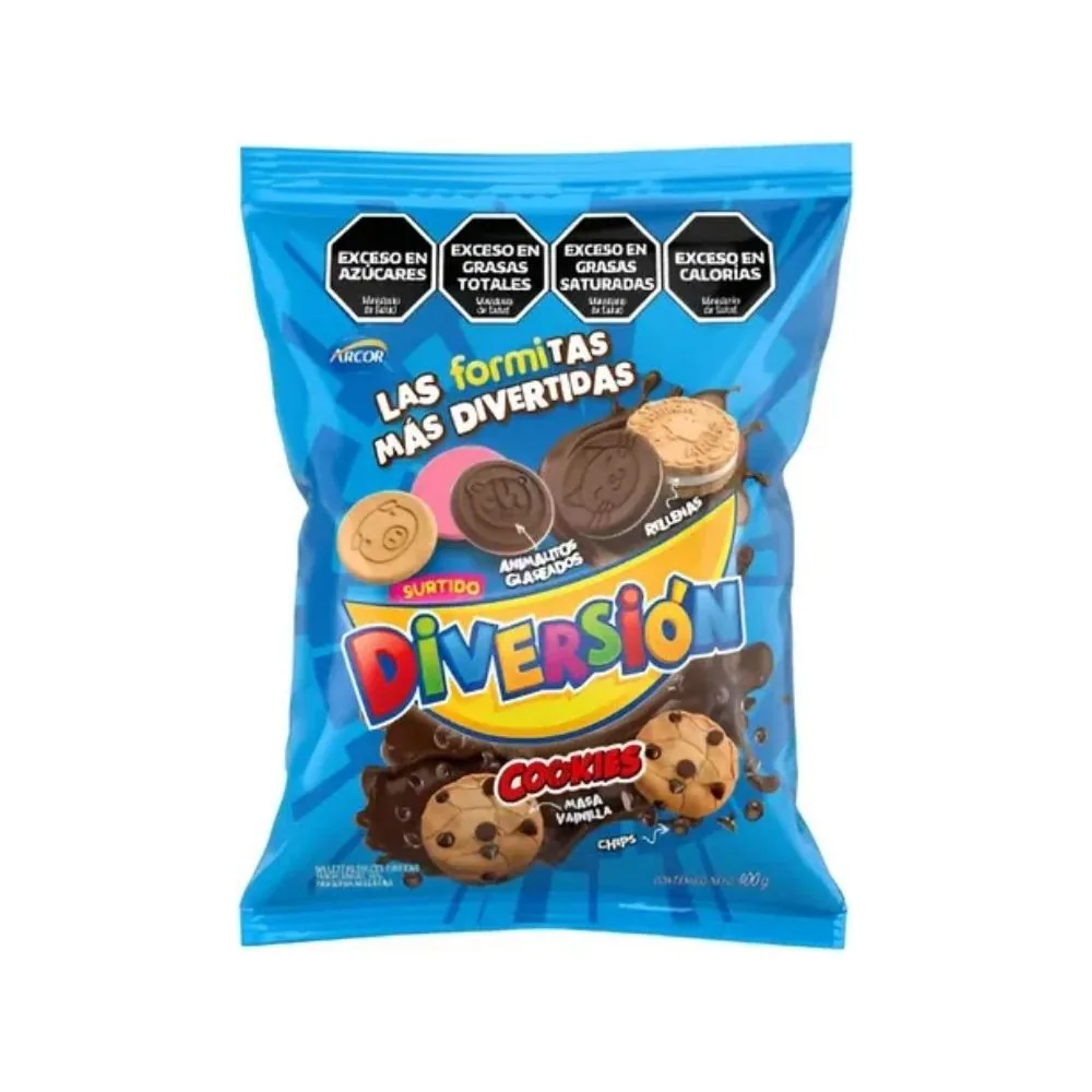 Galletitas Arcor Diversion 400gr